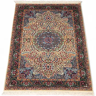 Berkana rug in cotton and wool, 20th century