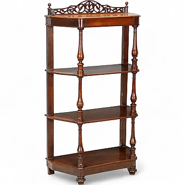 Louis Philippe walnut etagere, 19th century