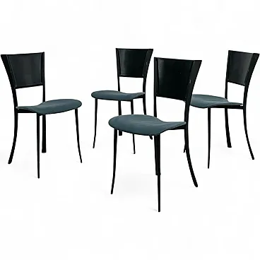 Dining Set 4 Chairs Design Made In Italy 1980s Postmodern Modern