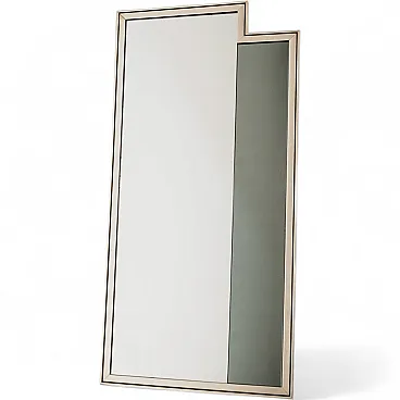 Geometric Design Mirror Made in Italy 1970s Modernism