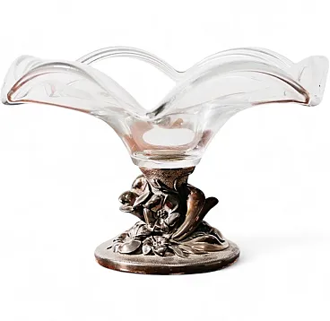 Studio Ottaviani Crystal Centerpiece 1970's Design Luxury