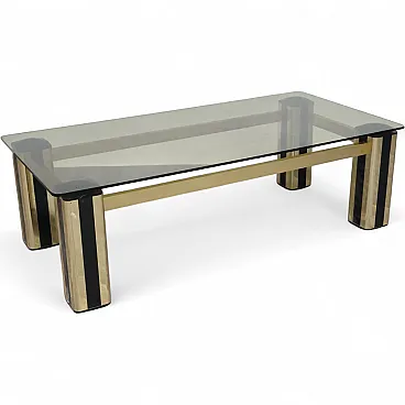 Hollywood Regency coffee table, 1970s modern design