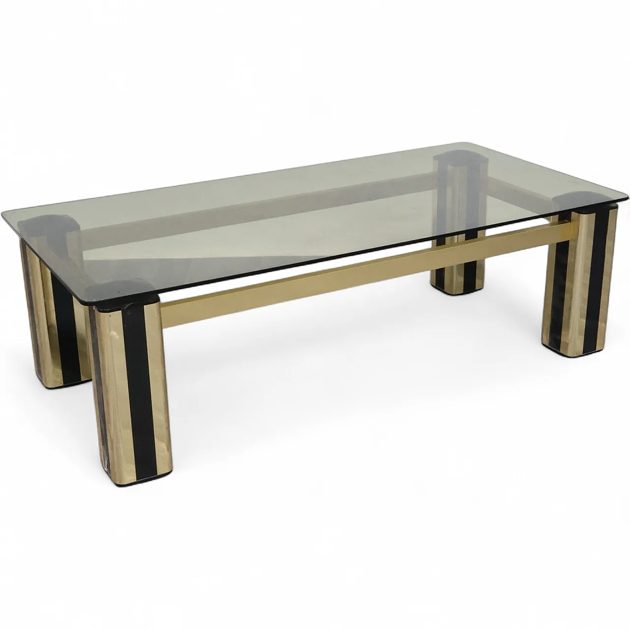 Hollywood Regency coffee table, 1970s modern design 11