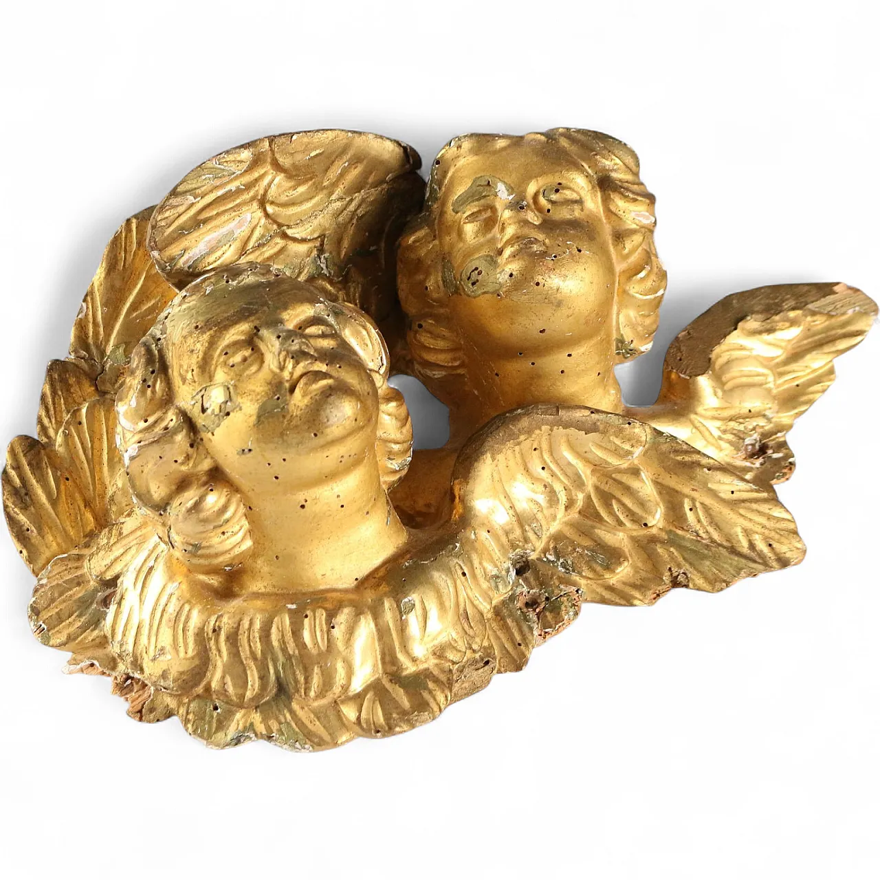 Pair of golden cupids, 19th century 10
