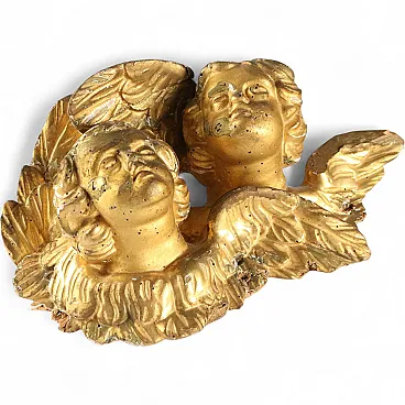 Pair of golden cupids, 19th century