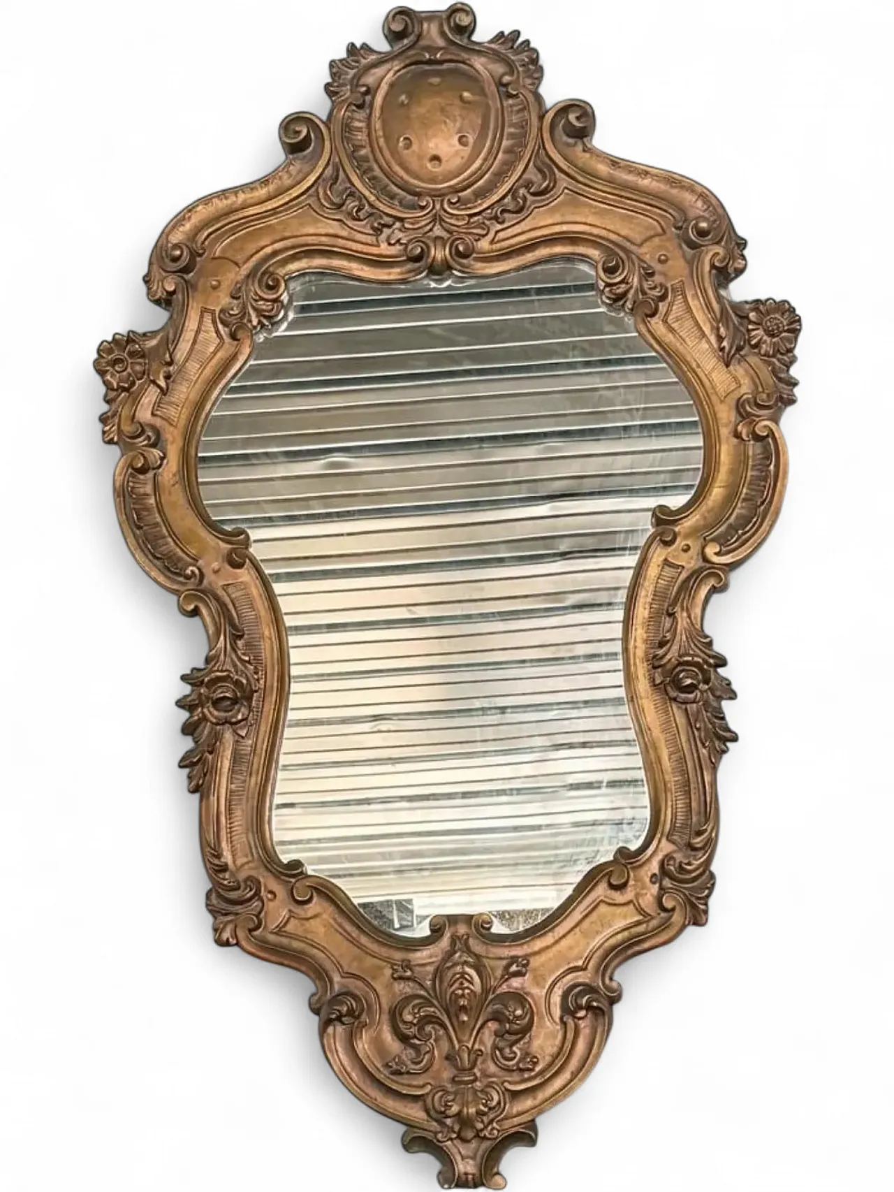 Specchio sagomato da parete, tardo '900 9