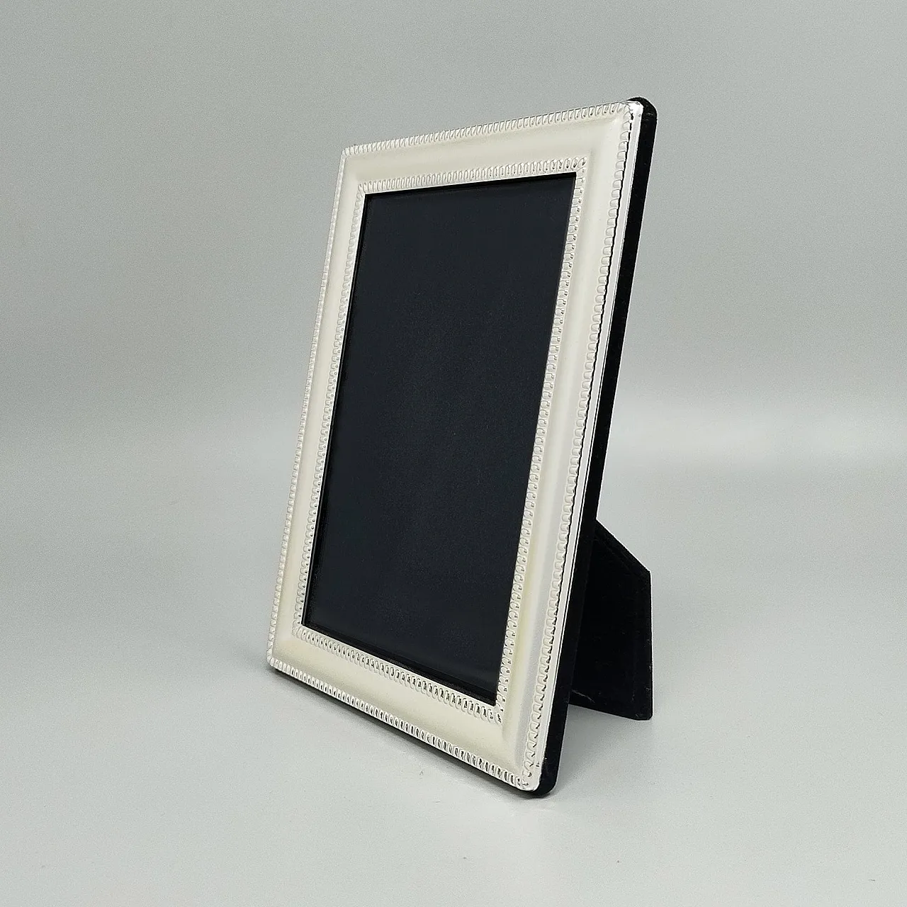Photo frame in silver plated with glass, 1970s 2