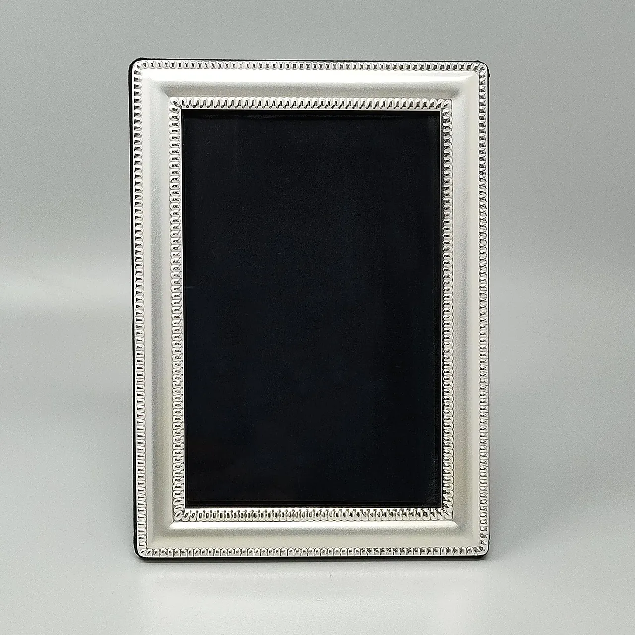 Photo frame in silver plated with glass, 1970s 3
