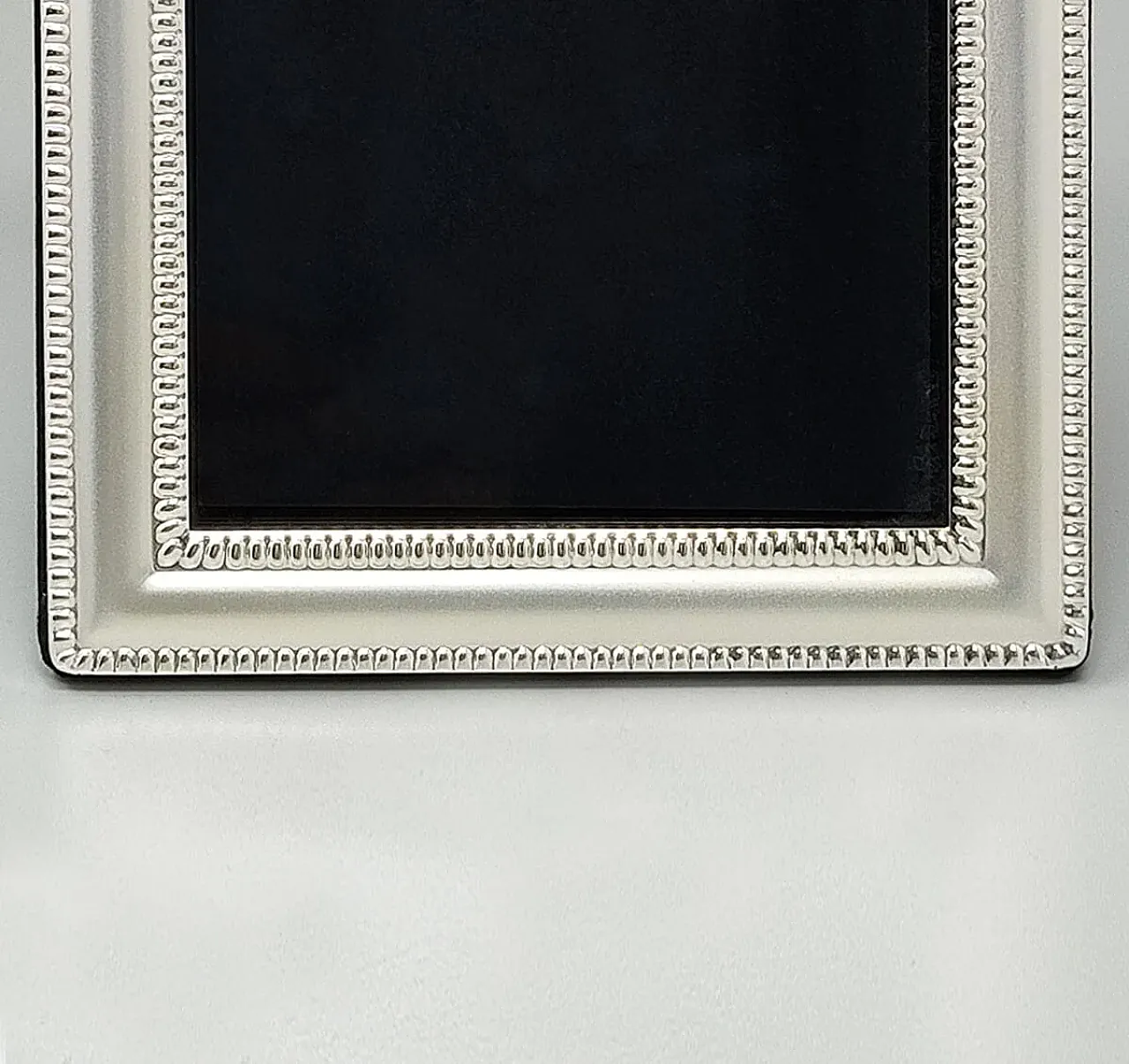 Photo frame in silver plated with glass, 1970s 5