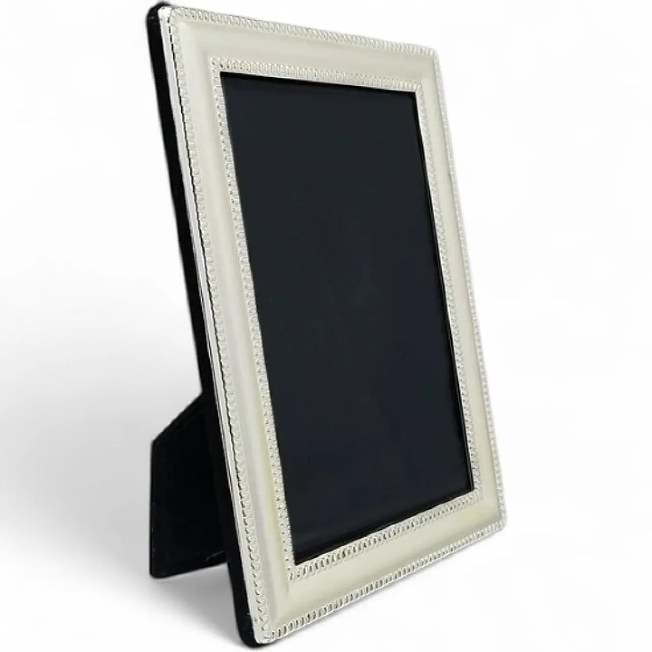 Photo frame in silver plated with glass, 1970s 6