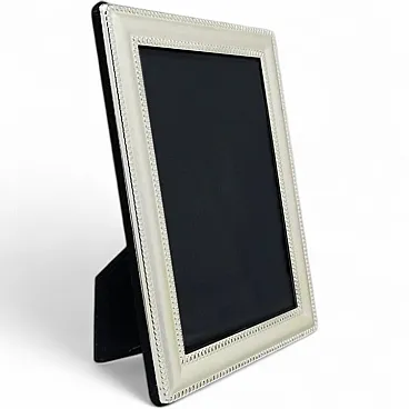 Photo frame in silver plated with glass, 1970s