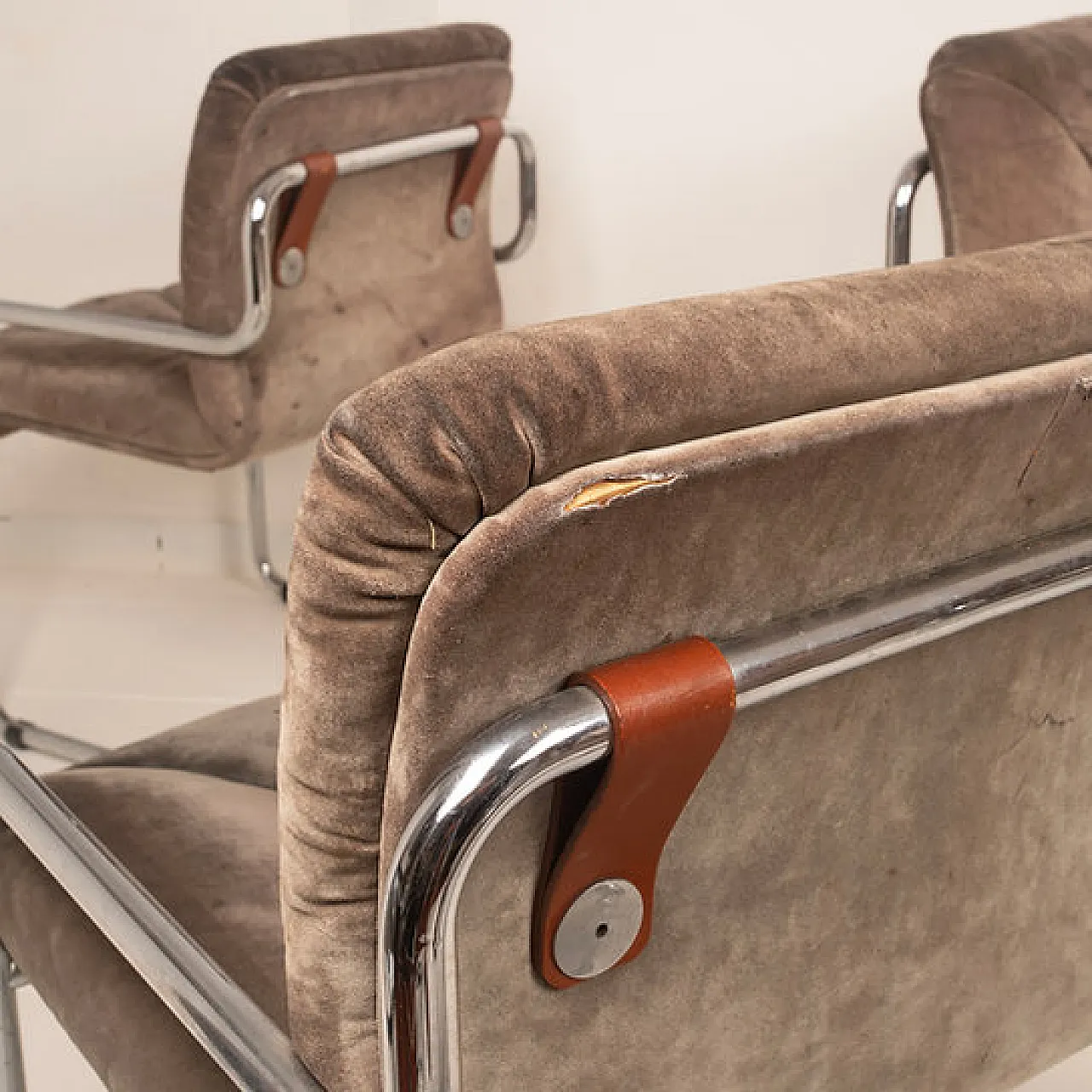 6 Astro armchairs by Guido Faleschini for i4 Mariani, 1970s 11
