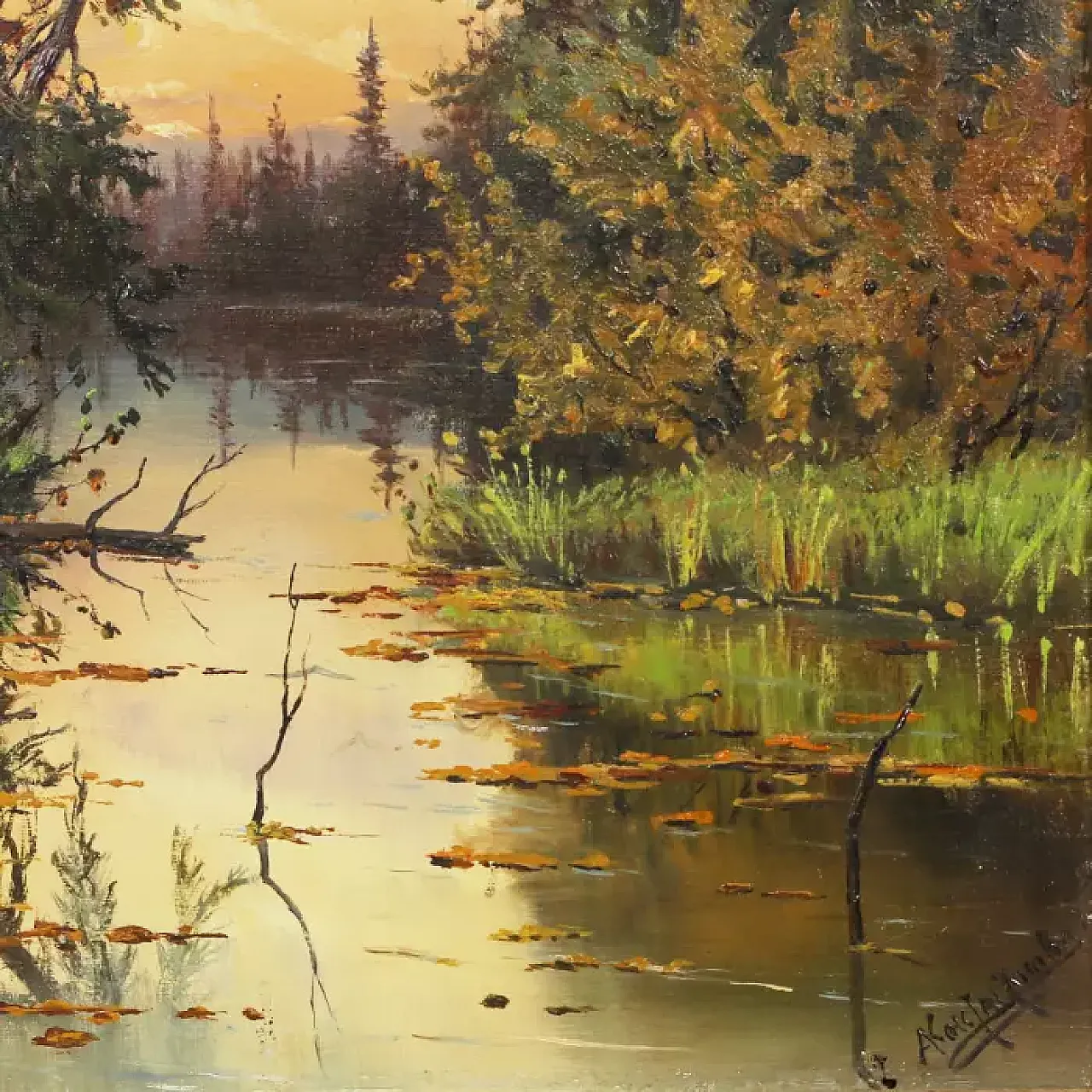 Paesaggio di A. Konstantinova, fine '800 4