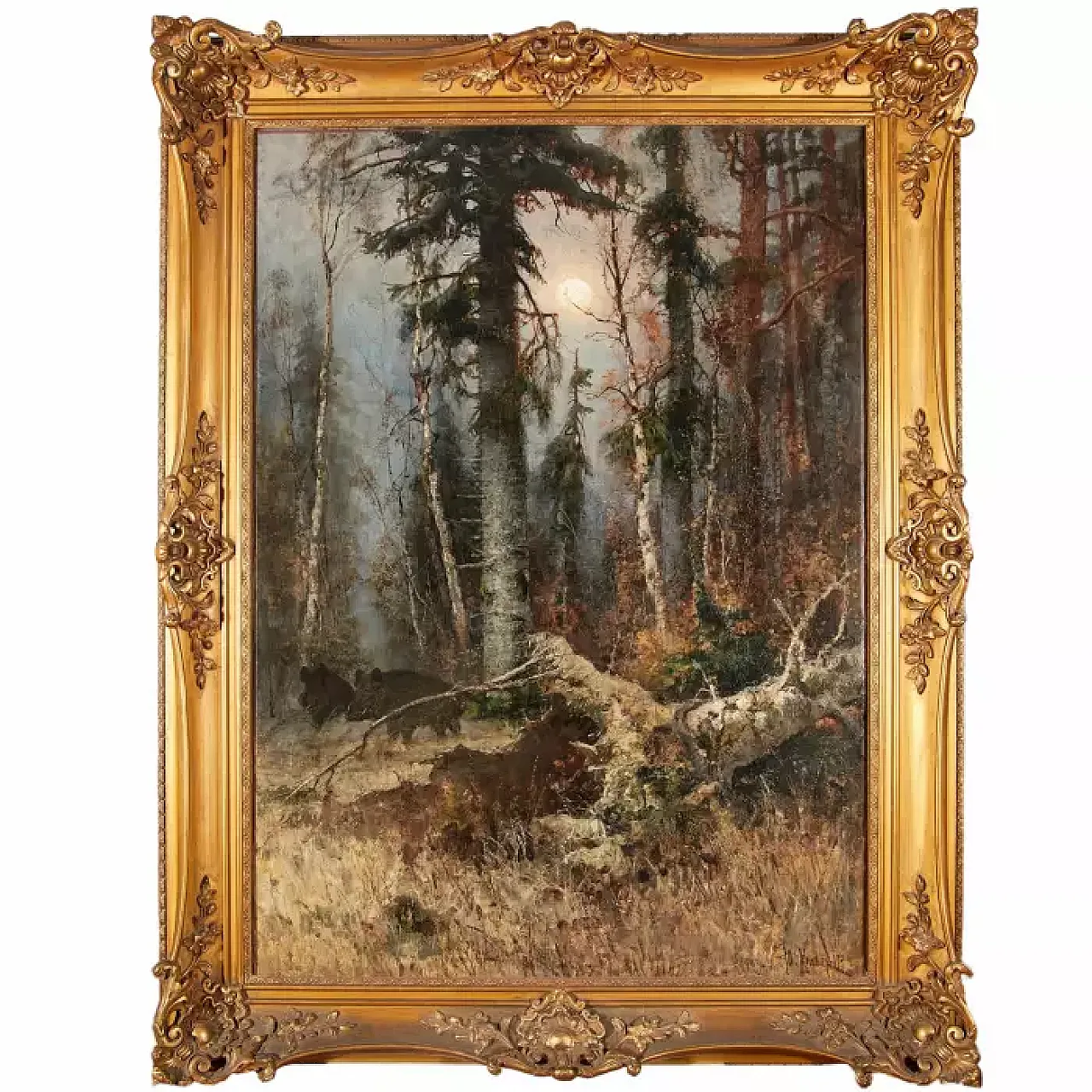 Foresta nel tardo autunno di Yuliy Klever, inizio '900 1