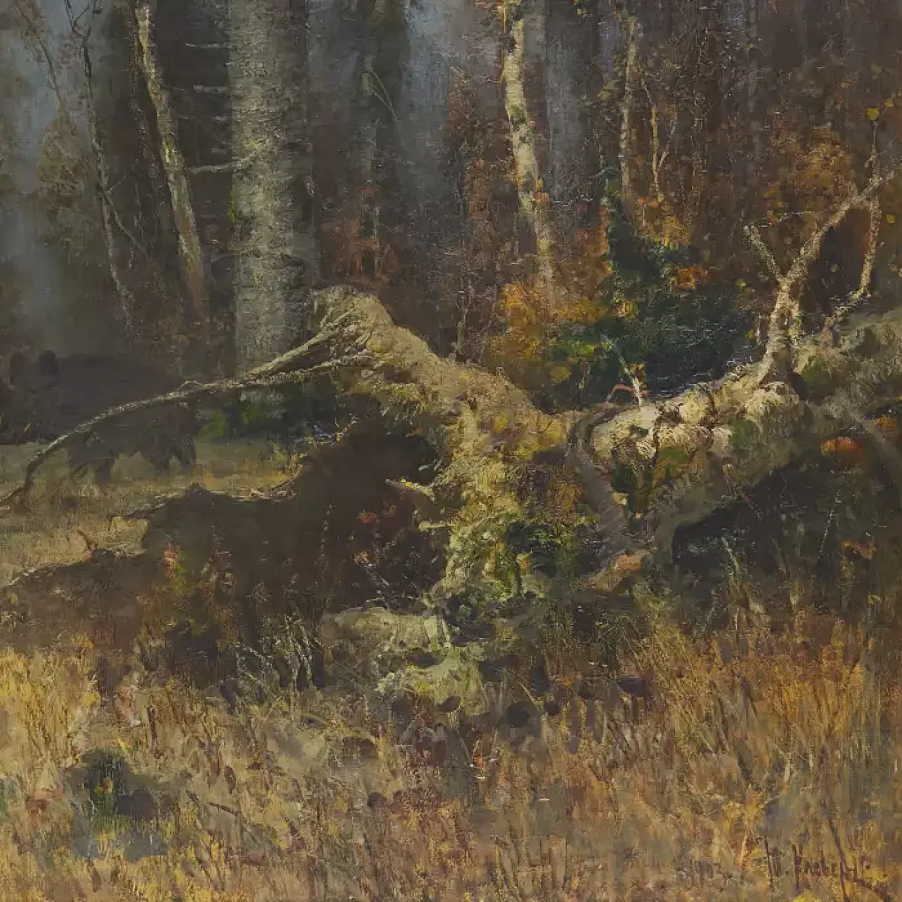 Foresta nel tardo autunno di Yuliy Klever, inizio '900 6
