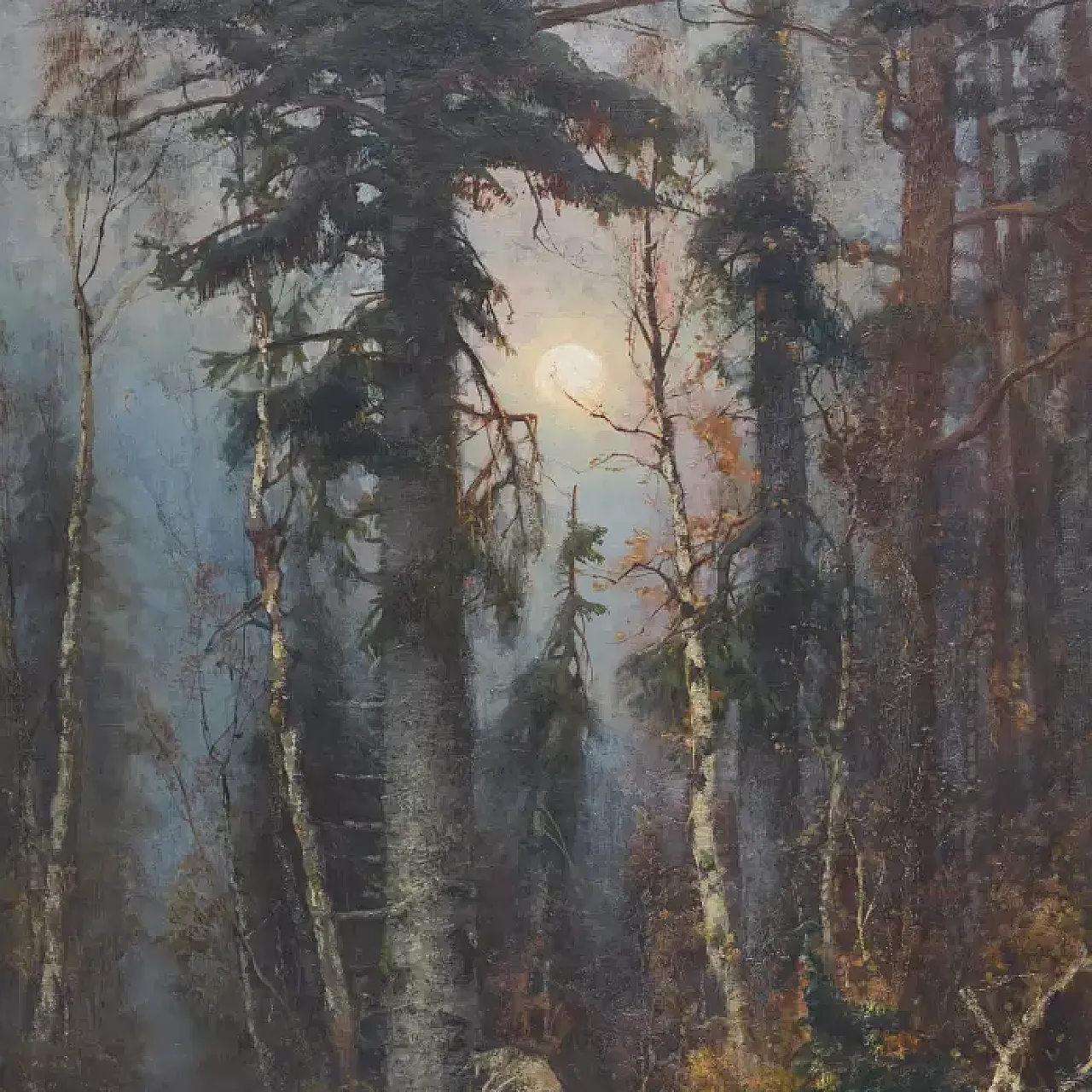 Foresta nel tardo autunno di Yuliy Klever, inizio '900 7