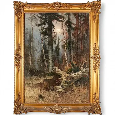 Foresta nel tardo autunno di Yuliy Klever, inizio '900