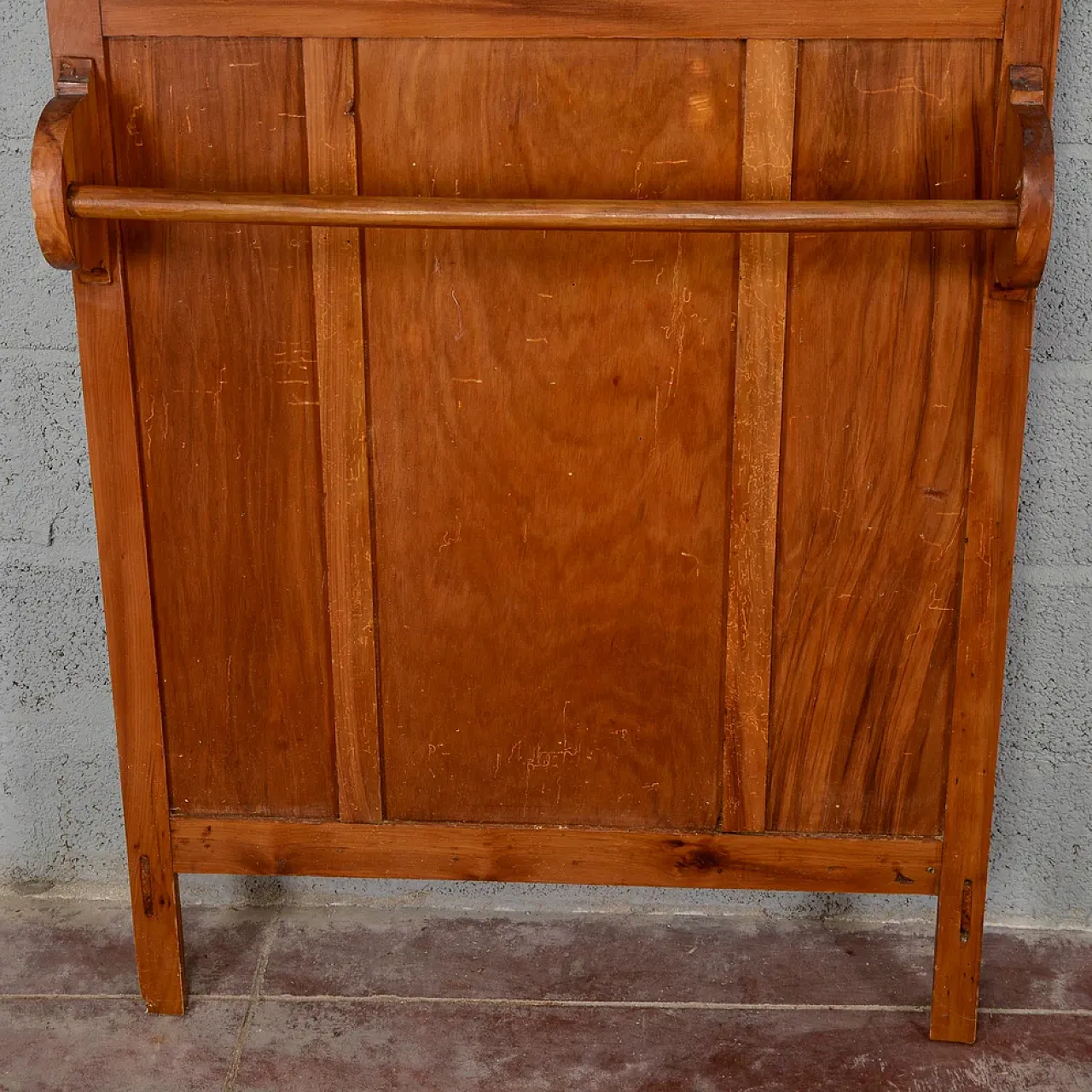Entryway coat rack with mirror, early 20th century 6