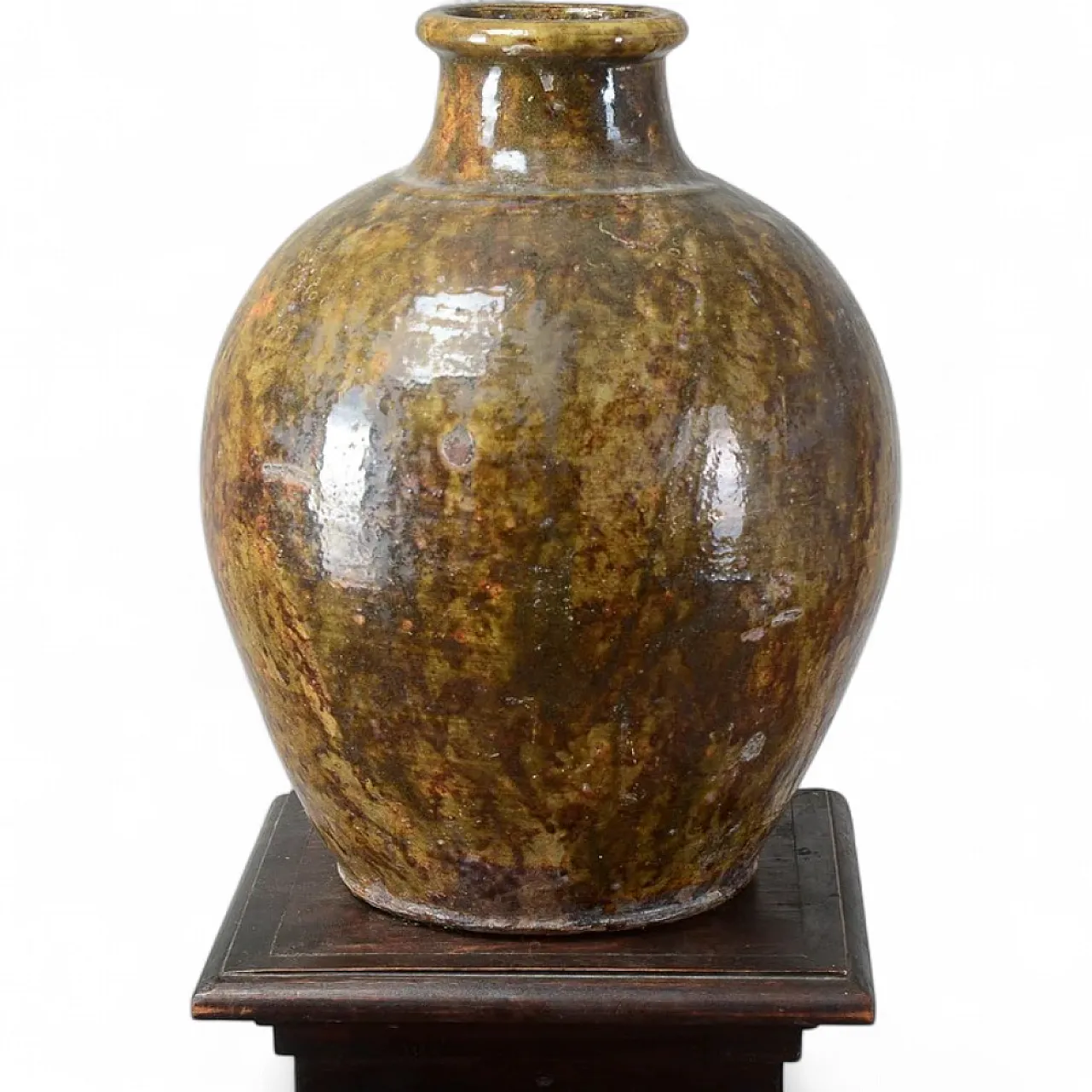 Glazed terracotta amphora, early 20th century 7