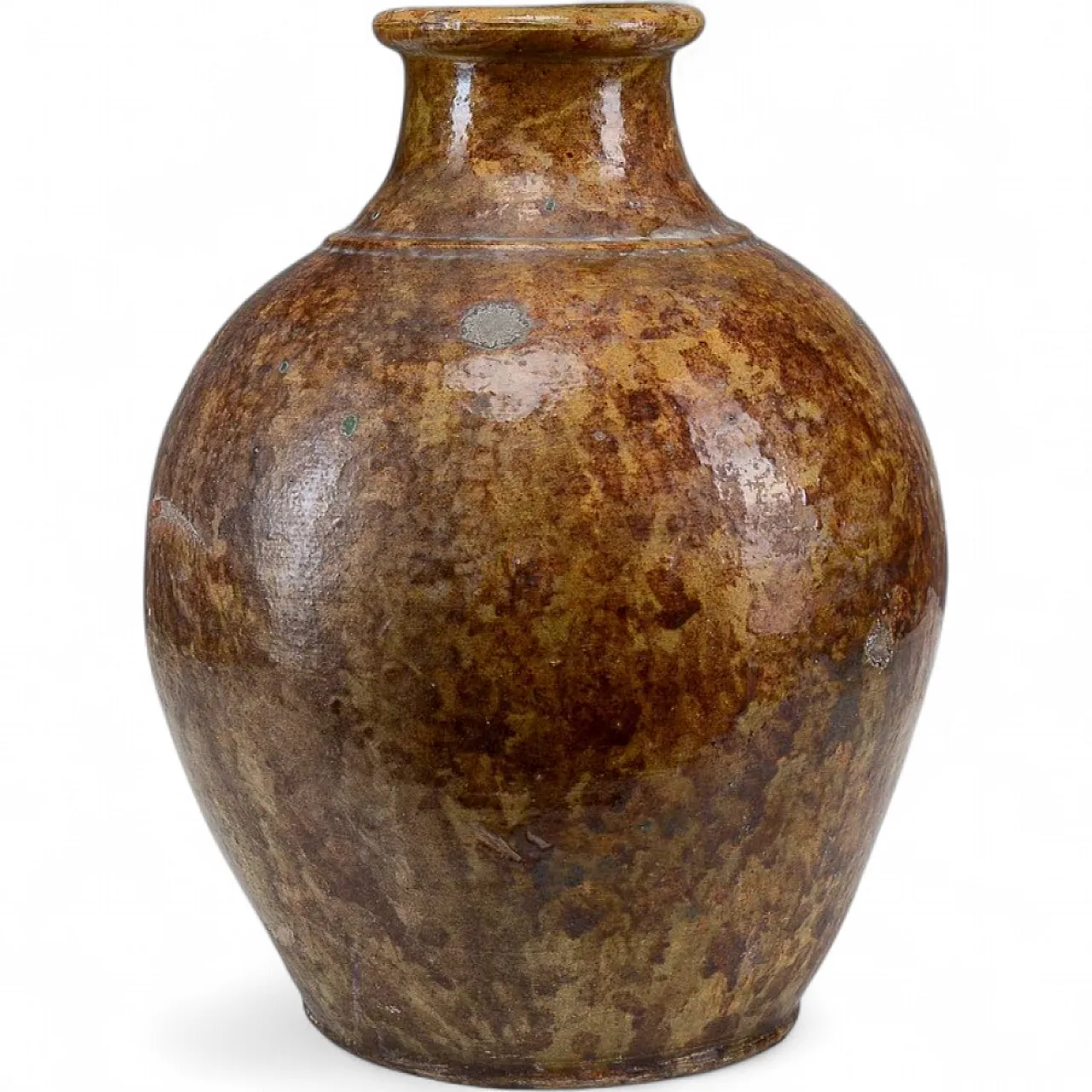 Glazed terracotta amphora, early 20th century 6