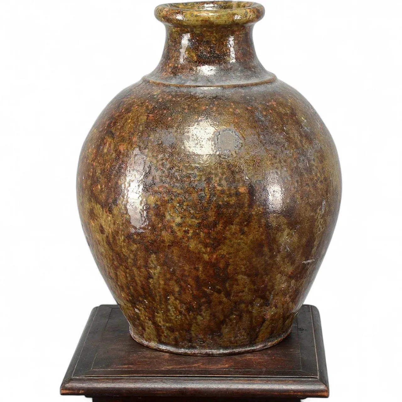 Glazed terracotta amphora, early 20th century 4