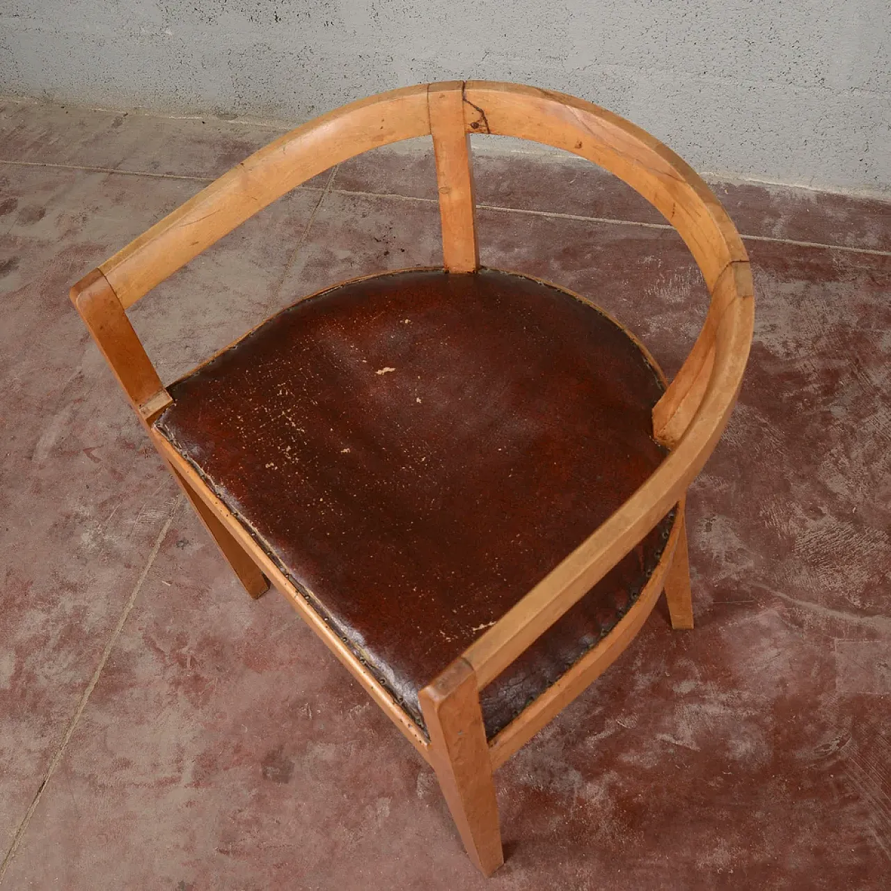 Art Deco cockpit armchair, 1930s 11