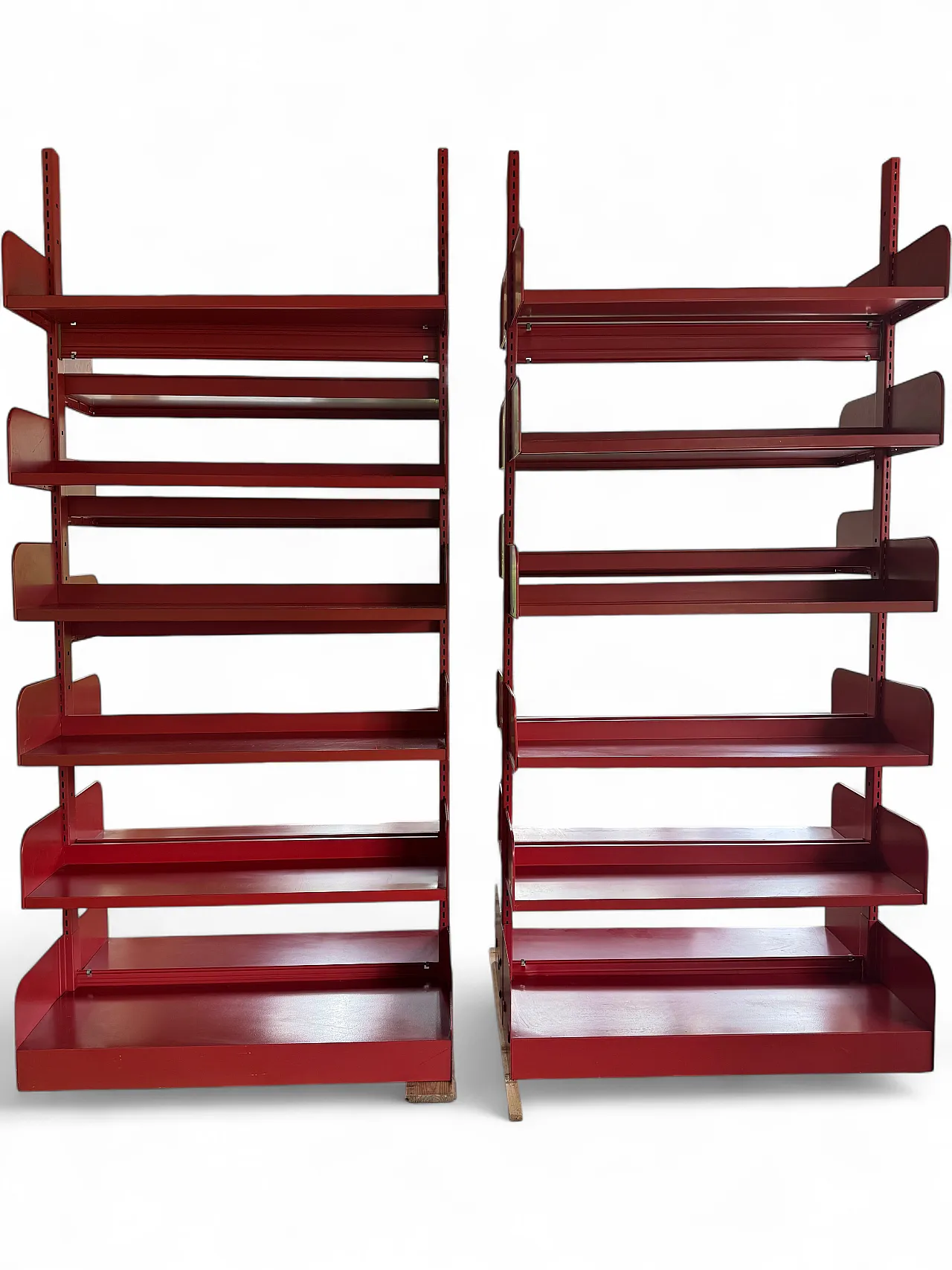 Pair of double-sided Bookcases di Antonio Parma & Figli, 70s 7