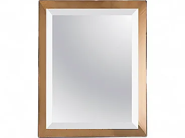 Bicolor beveled mirror, 1960s