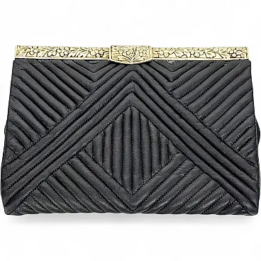 Leather and brass coin purse, 1930s