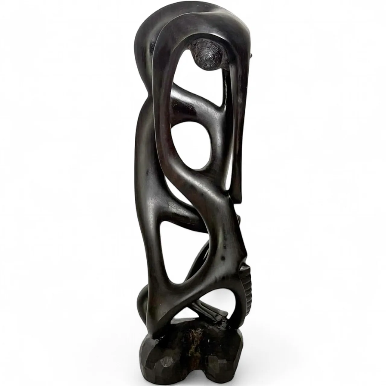 Modernist wooden sculpture, 1980s 12