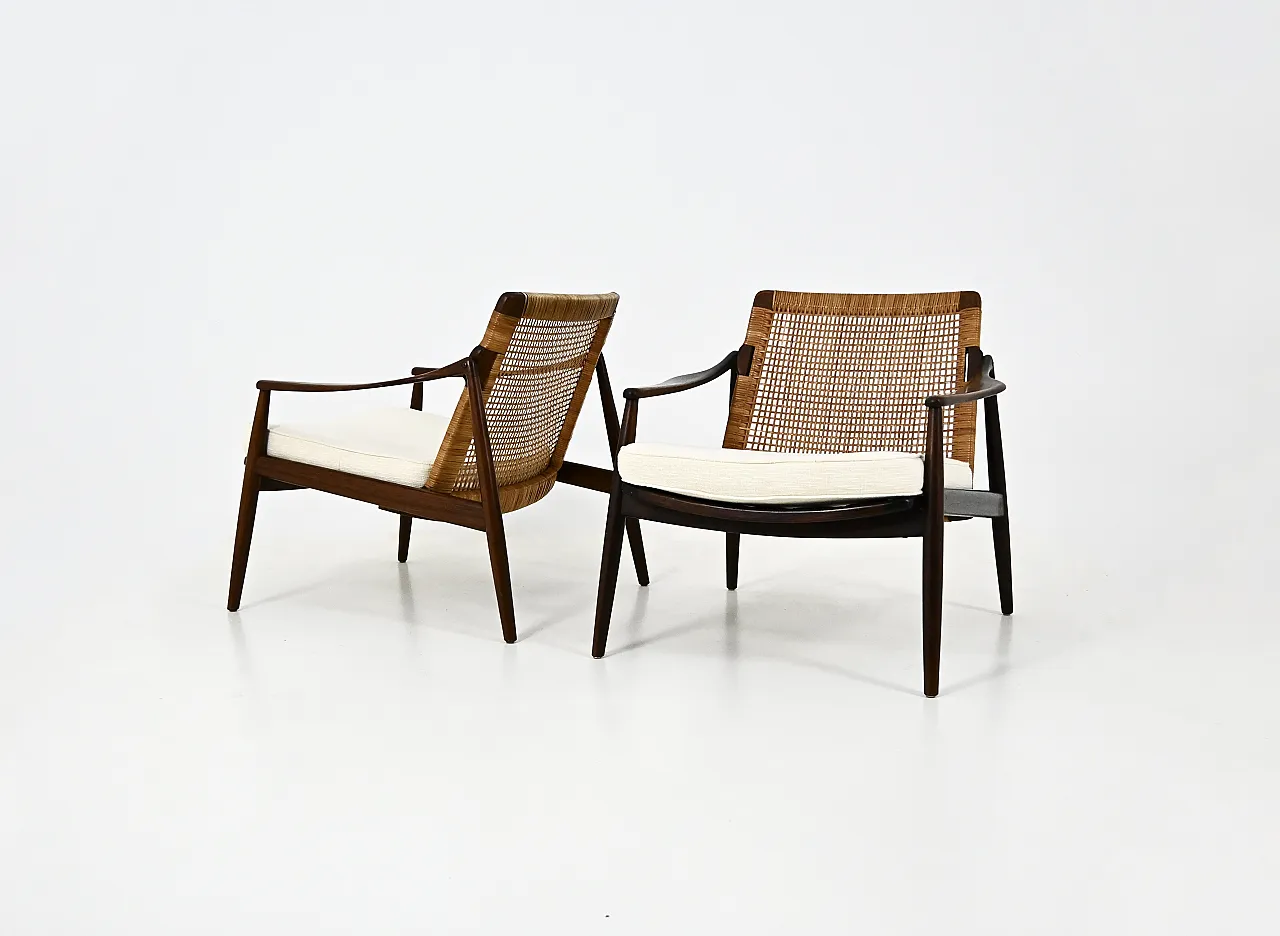 Armchairs "Model 400" by Hartmut Lohmeyer for Wilkhahn, 1950s, set of 1