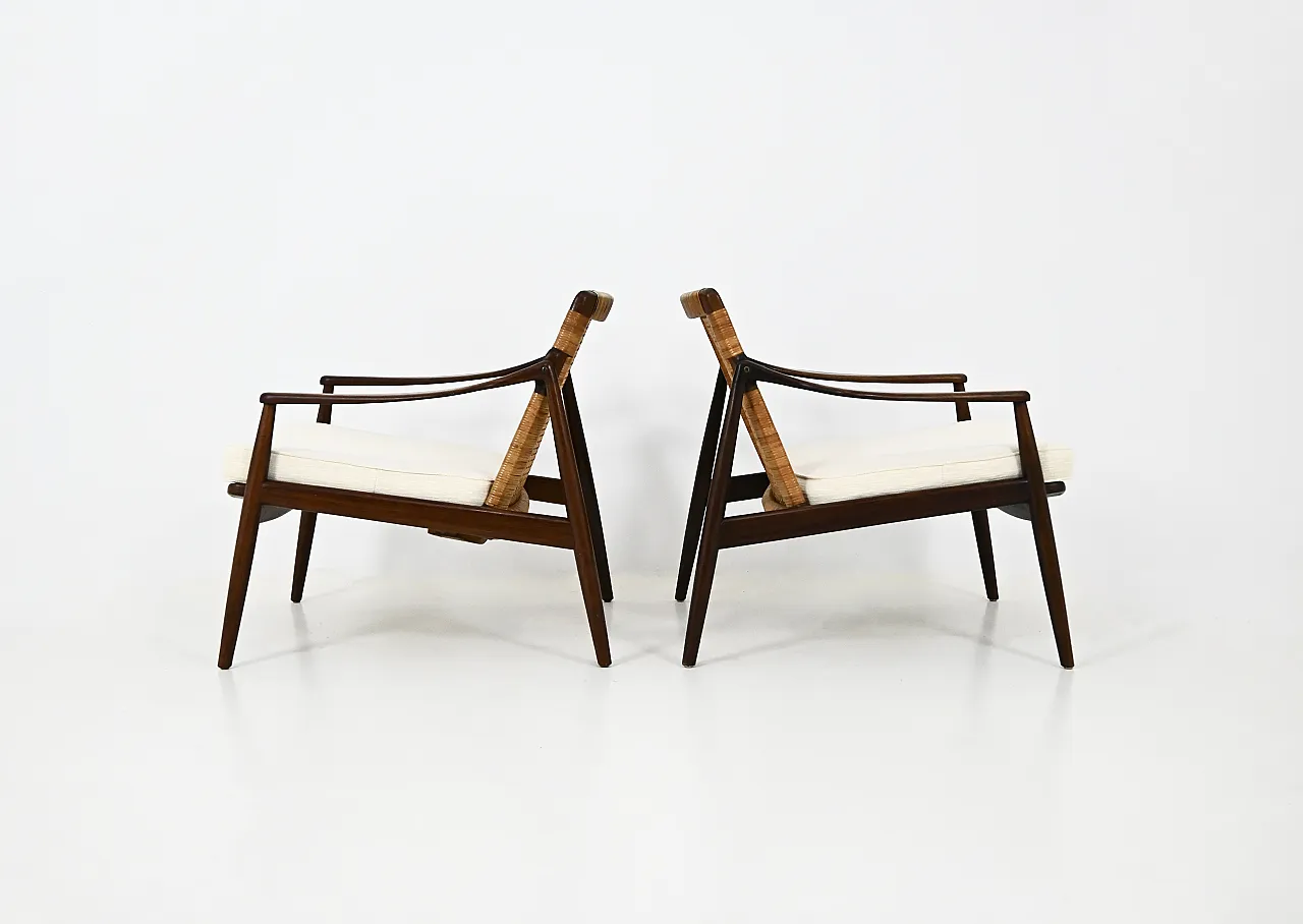 Armchairs "Model 400" by Hartmut Lohmeyer for Wilkhahn, 1950s, set of 4