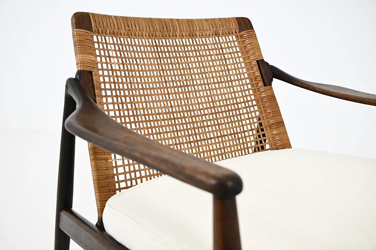 Armchairs "Model 400" by Hartmut Lohmeyer for Wilkhahn, 1950s, set of 9
