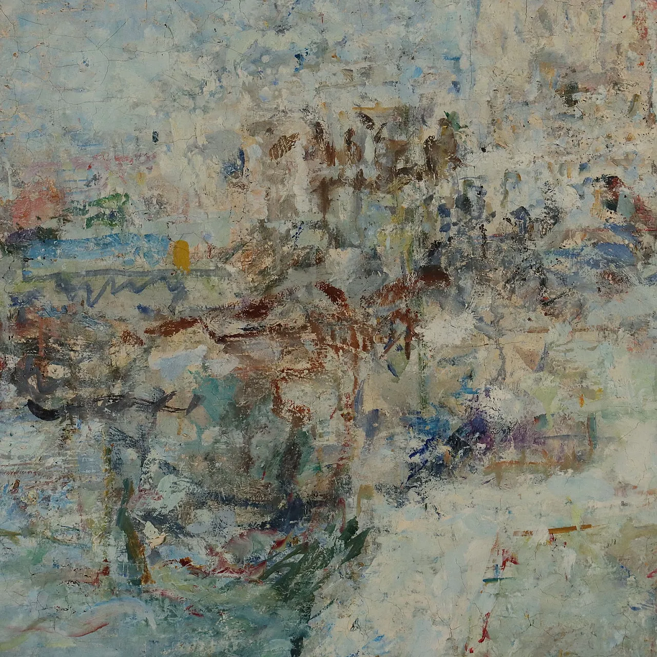 Painting by Luigi Mantovani, oil on canvas, 20th century 5