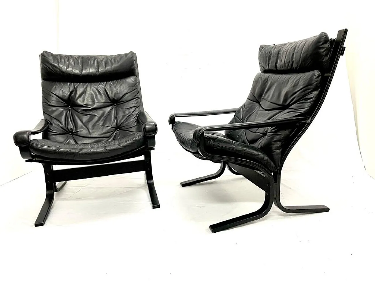 Pair of Siesta armchair by Ingmar Relling for Westnofa, 70s 4