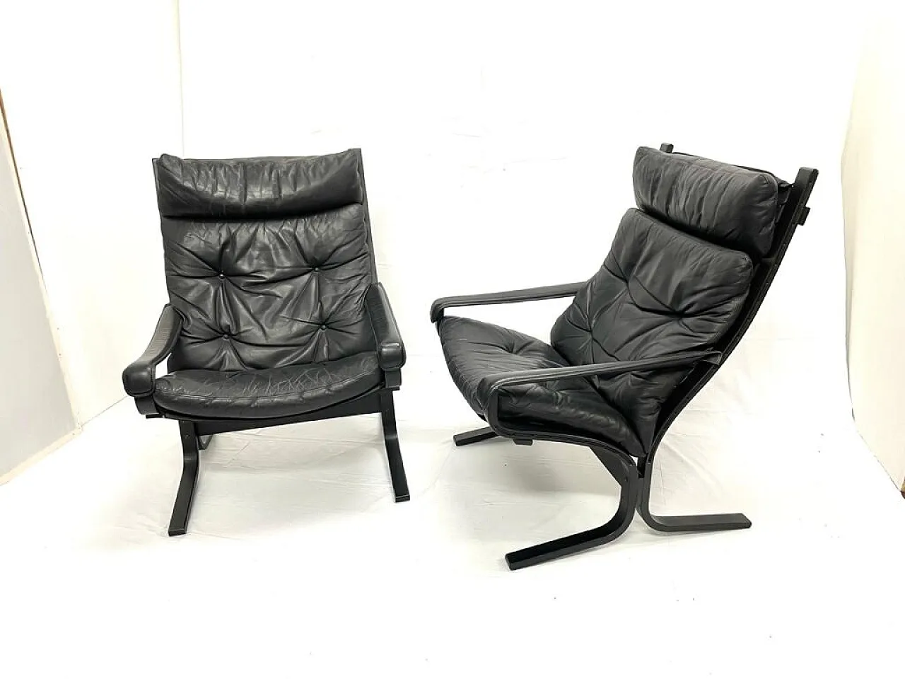 Pair of Siesta armchair by Ingmar Relling for Westnofa, 70s 6