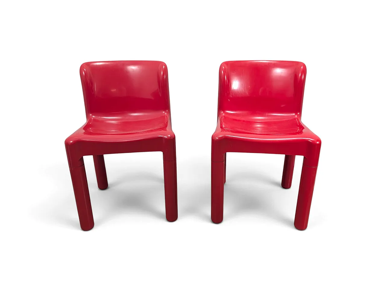 Set of 2 Kartell chairs designed by Carlo Bartoli, Italy 1970 1
