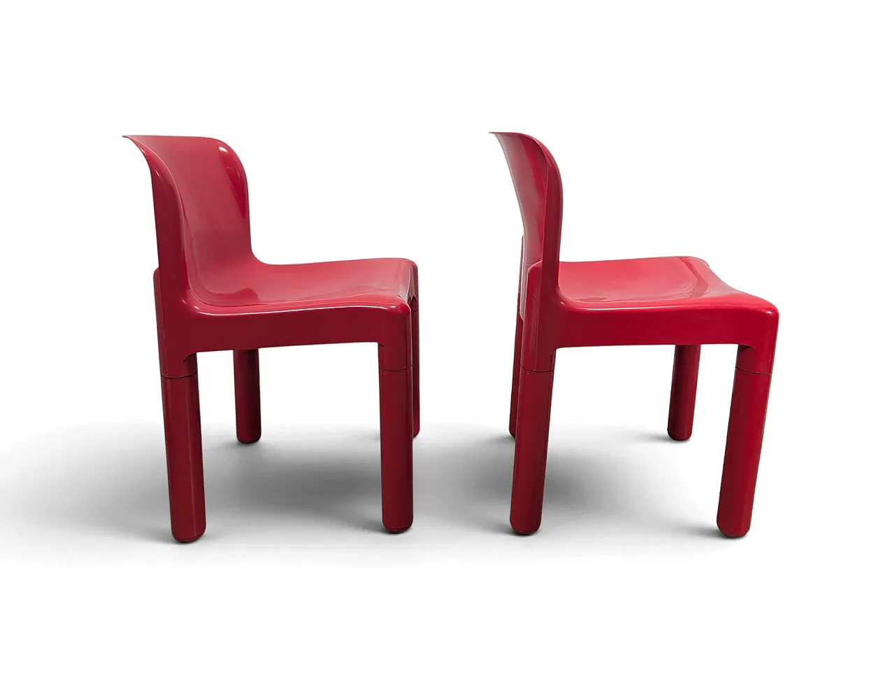 Set of 2 Kartell chairs designed by Carlo Bartoli, Italy 1970 2