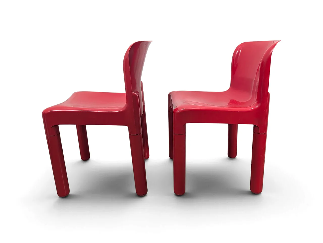 Set of 2 Kartell chairs designed by Carlo Bartoli, Italy 1970 4