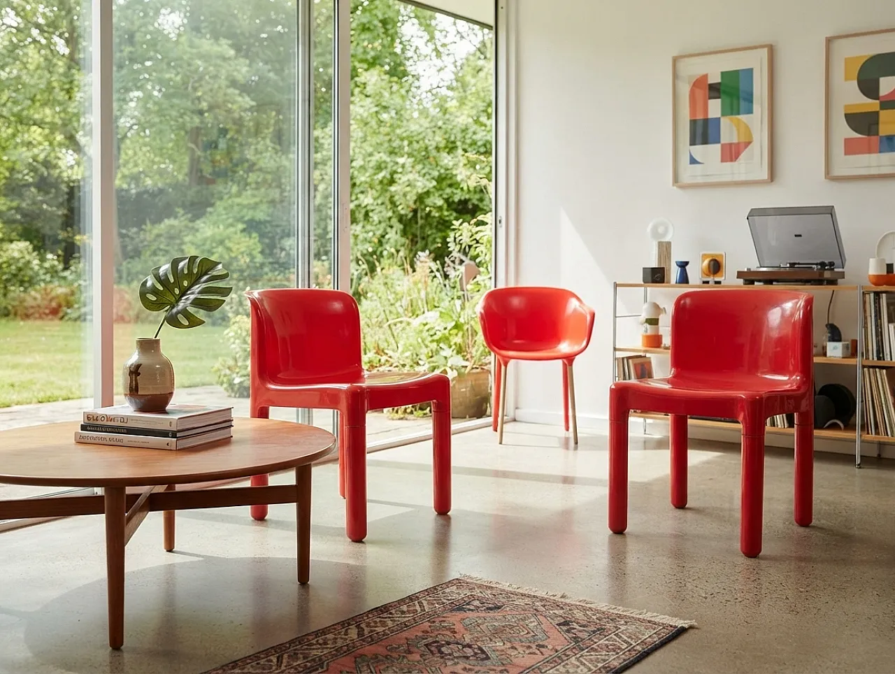 Set of 2 Kartell chairs designed by Carlo Bartoli, Italy 1970 10