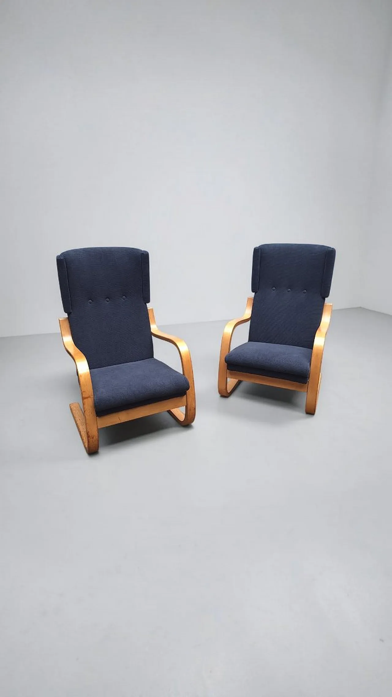 Coppa di poltrone nr. 36/401 di Alvar Aalto per Artek, anni '70 1