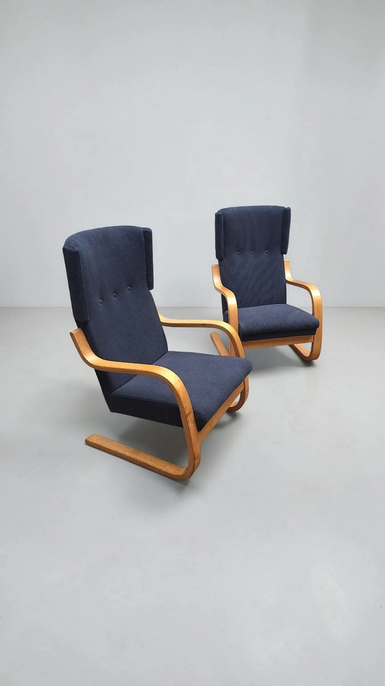 Coppa di poltrone nr. 36/401 di Alvar Aalto per Artek, anni '70 2