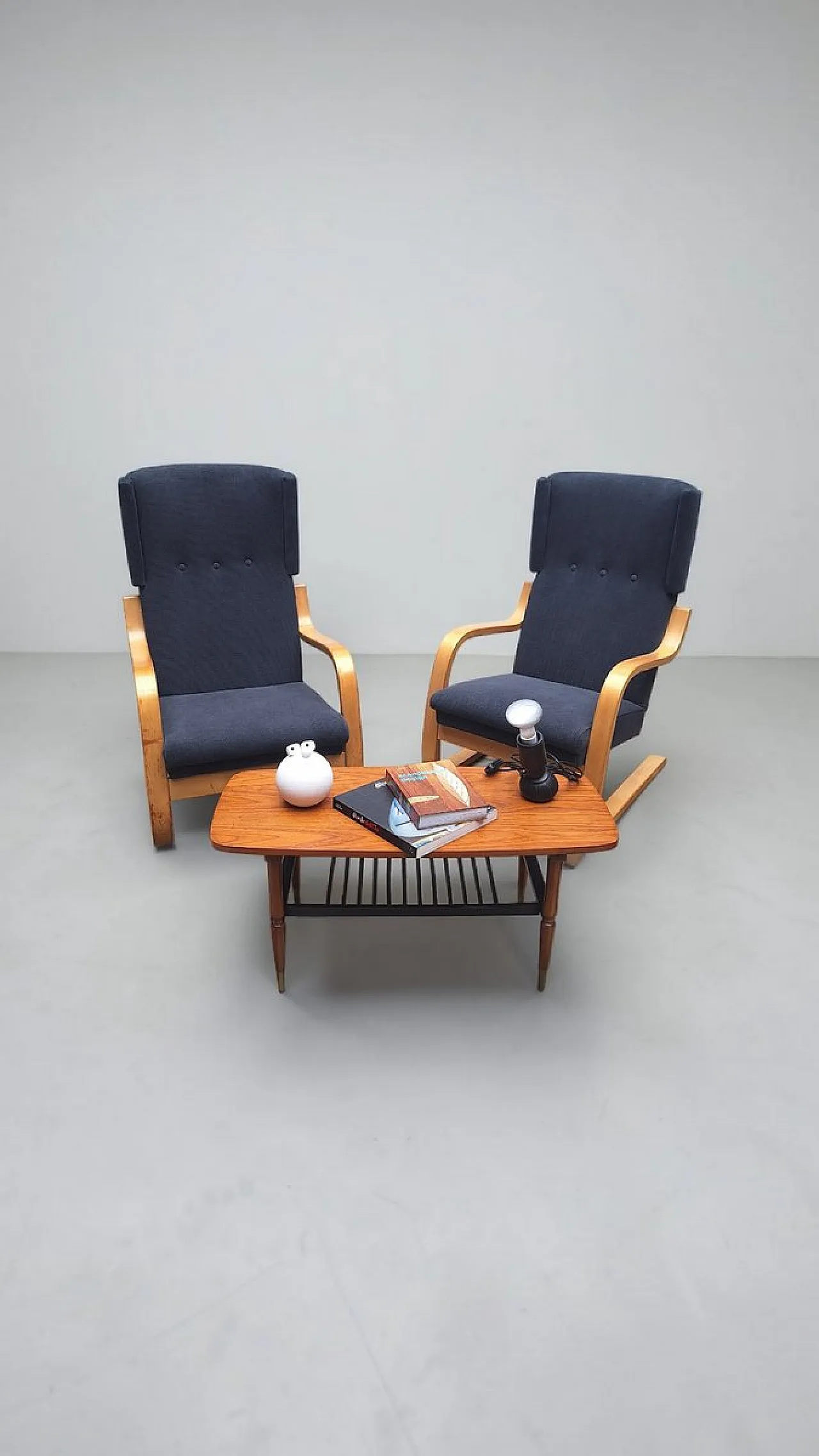Coppa di poltrone nr. 36/401 di Alvar Aalto per Artek, anni '70 5