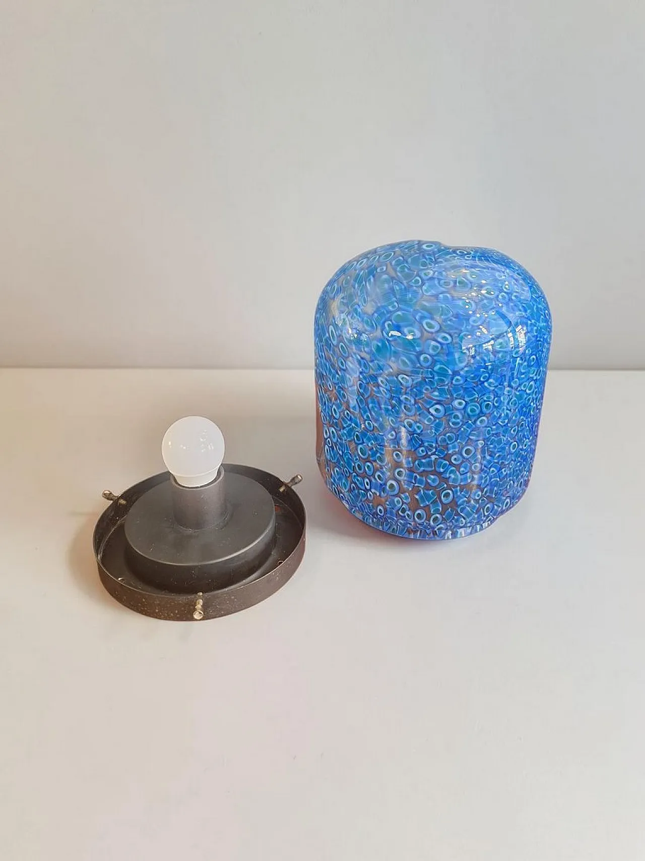 Pair of Neverrino table lamps by Gae Aulenti for Vistosi, 1970s 5