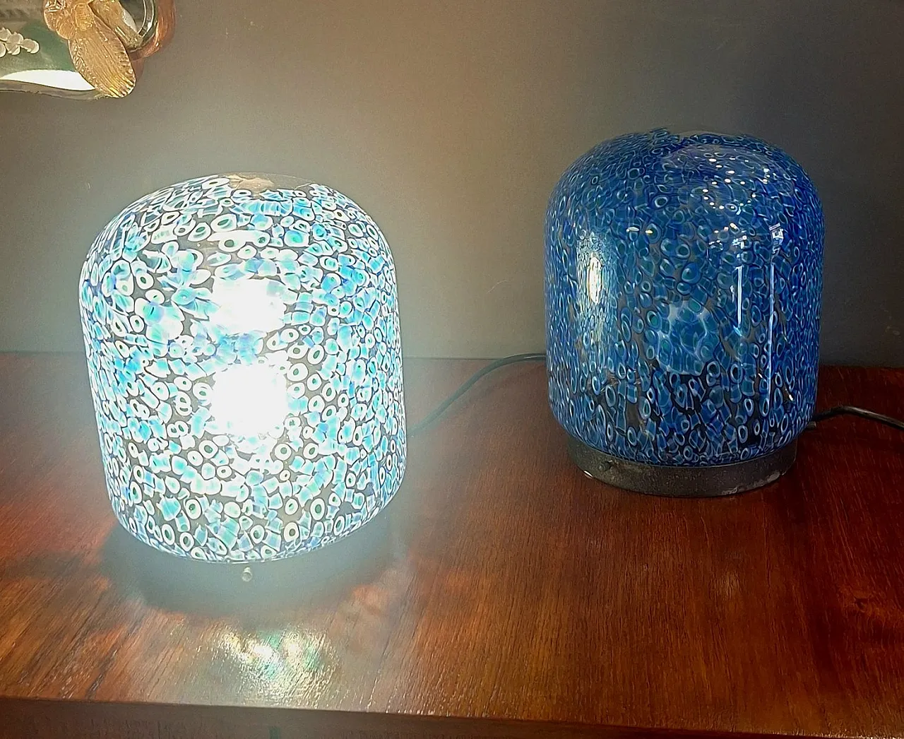 Pair of Neverrino table lamps by Gae Aulenti for Vistosi, 1970s 6