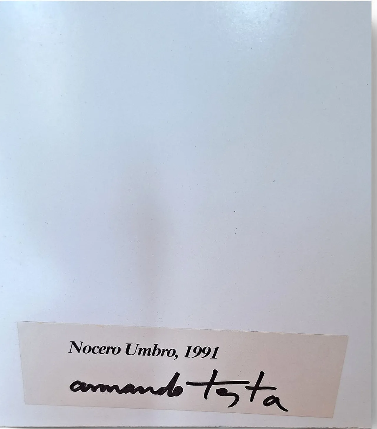 Testa Armando, Nocero Umbro, serigrafia, anni '90 3