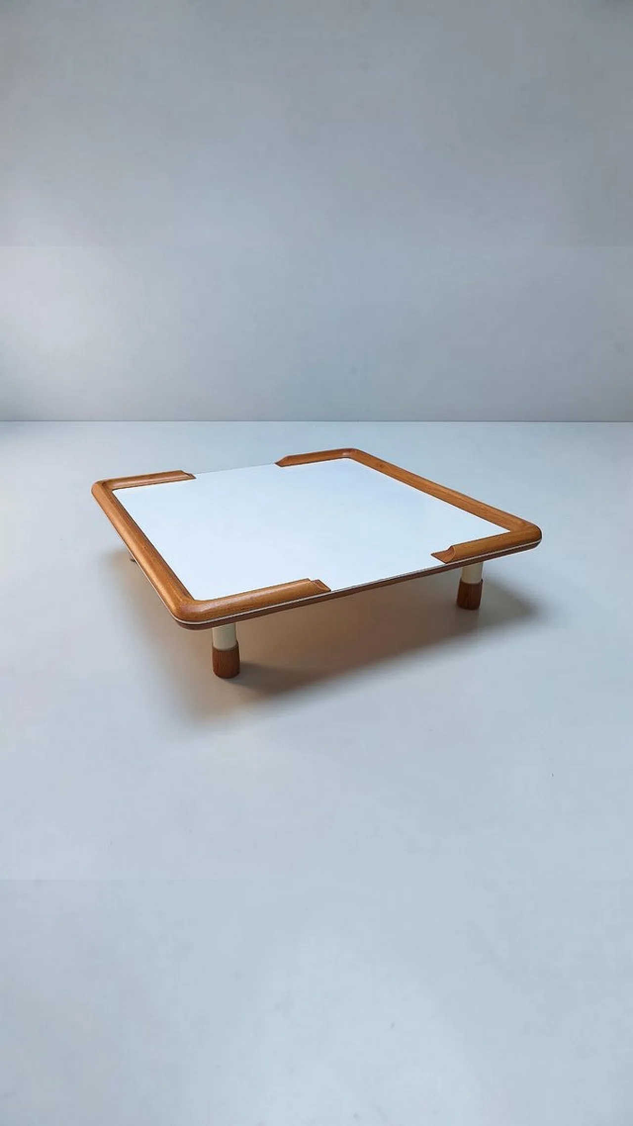 Oak and laminate coffee table, 1970s 1