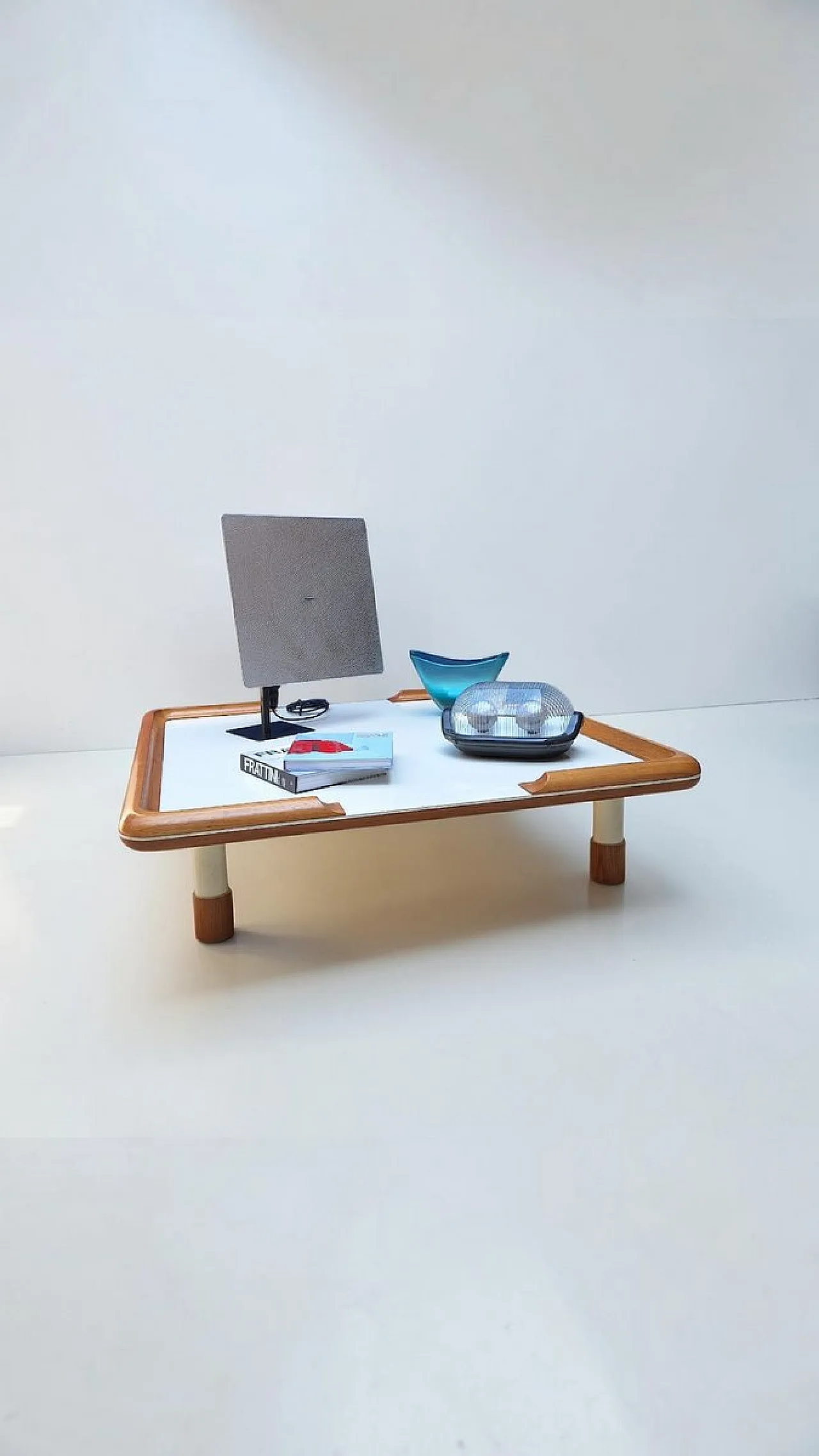 Oak and laminate coffee table, 1970s 5