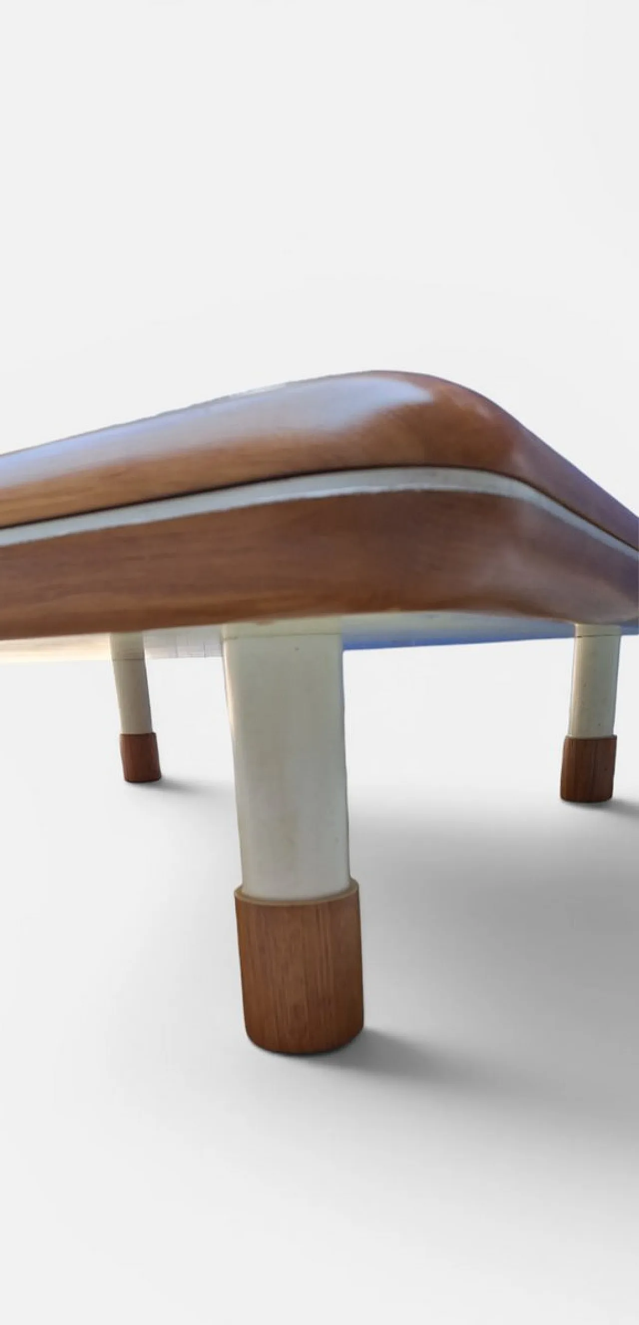 Oak and laminate coffee table, 1970s 6