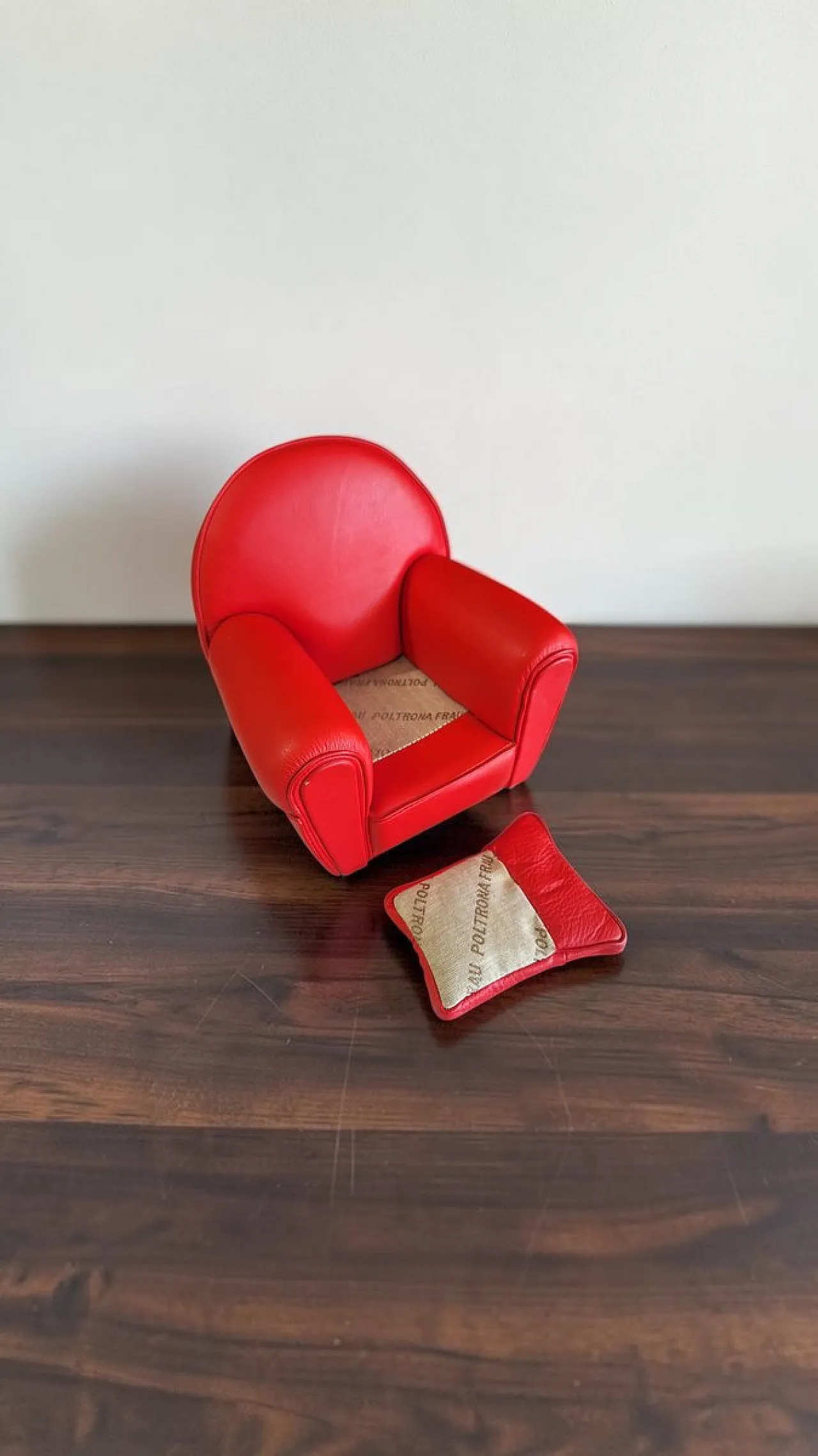 Miniature Vanity Fair armchair by Poltrona Frau, 1990s 2